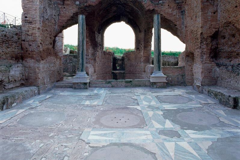 Frigidarium Villa dei Quintili