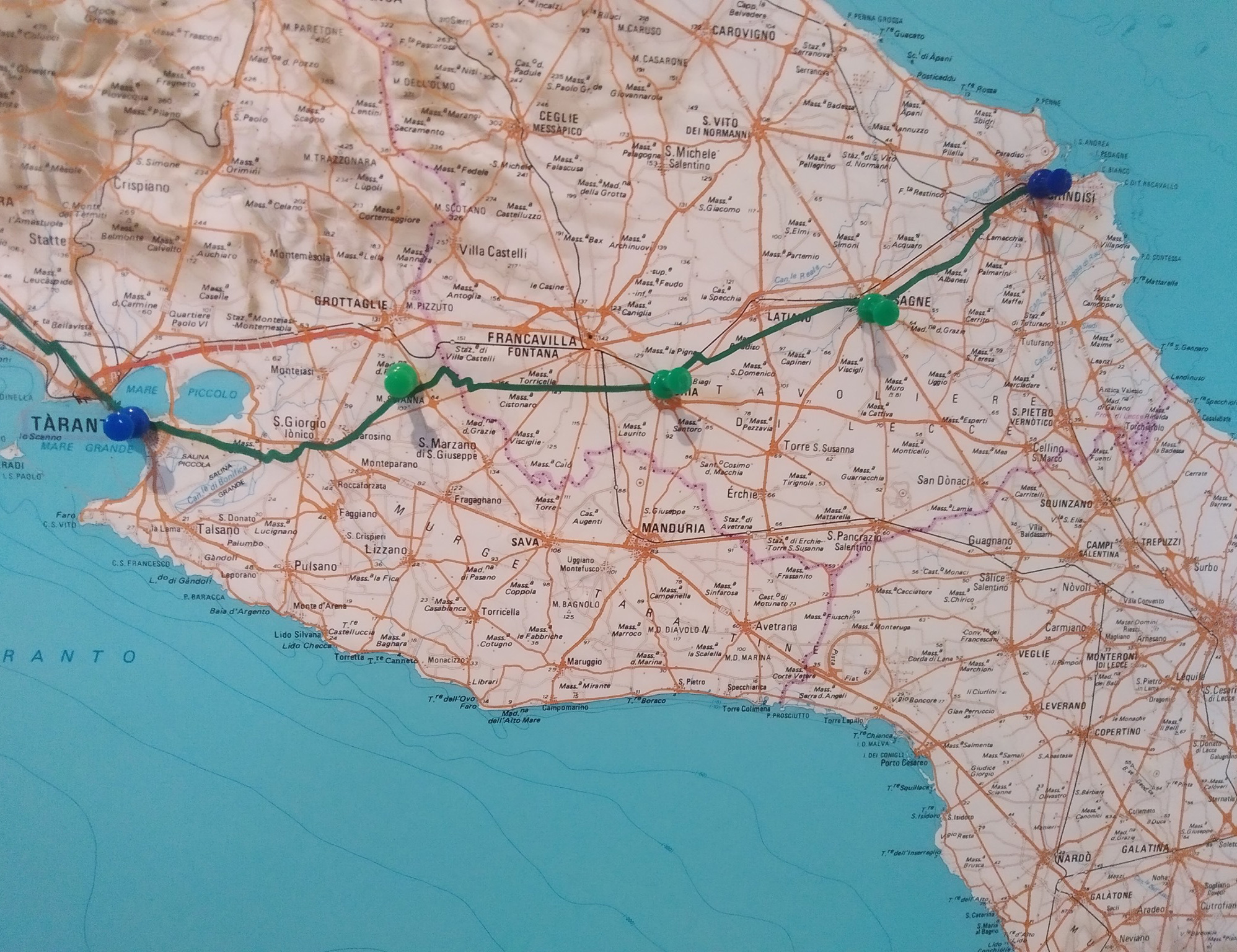 CAMMINANDO SULL’ANTICO  TRACCIATO PUGLIESE DELL’APPIA  a piedi da Taranto a Brindisi dal 1 al 5 ottobre 2020  narrando territori, persone, culture