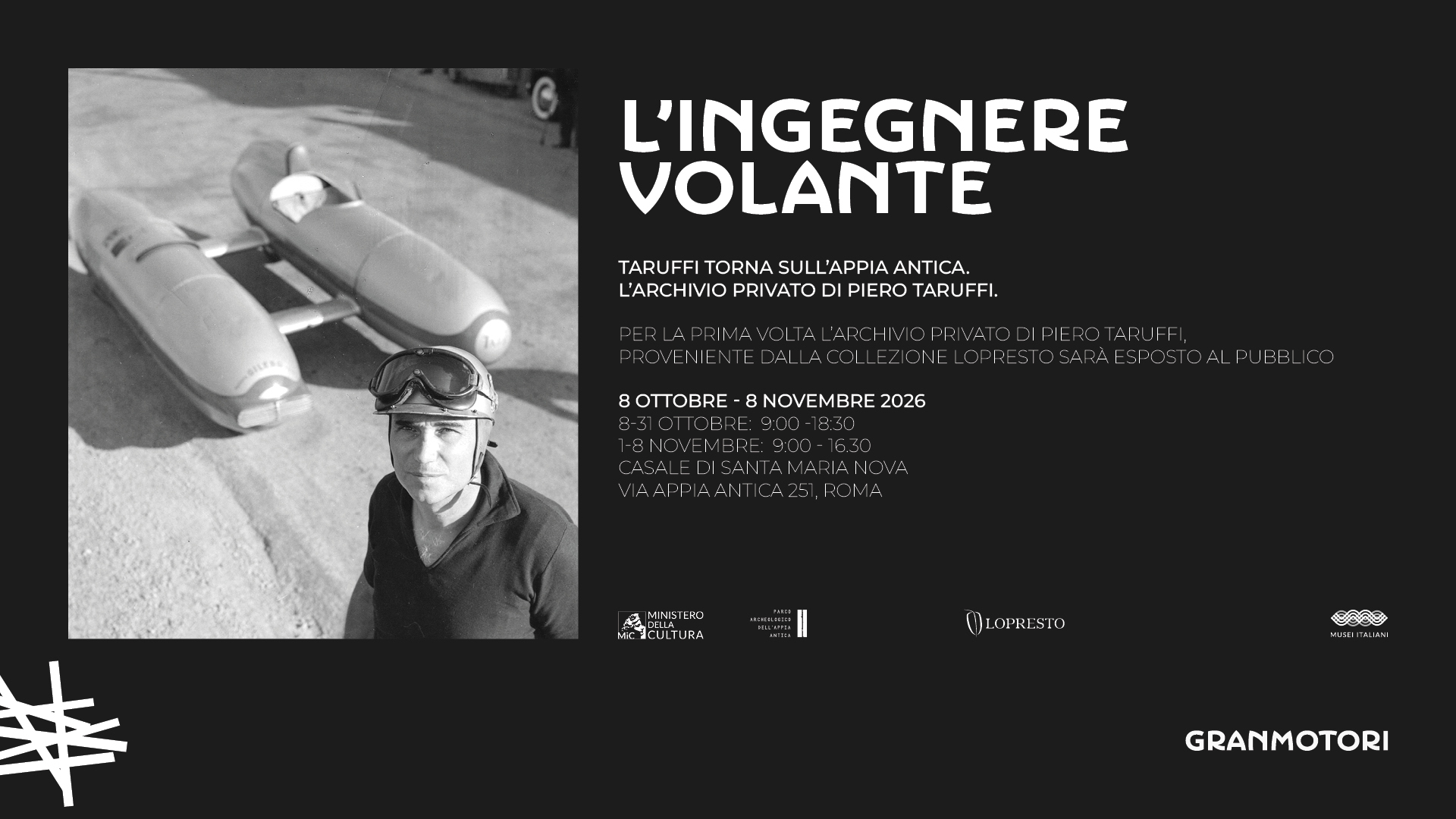 The Flying Engineer: Free Evening Opening with Guided Tours at Villa dei Quintili and Santa Maria Nova